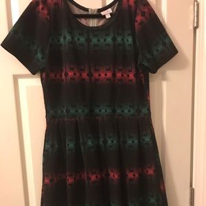 LuLaRoe Amelia Dress 2XL